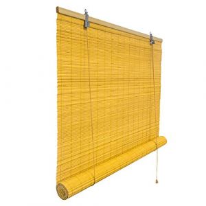 Victoria M. Store en Bambou Opaque à tirage latéral, Protection Solaire et visuelle, pour fenêtres et Portes 60 x 160 cm Bambou (Jalousiescout Shop, neuf)