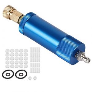 Séparateur eau-huile, pression Pompe à main PCP Filtre de compresseur d'air Piège à eau d'humidité Régulateur séparateur huile-eau avec filetage femelle et mâle (Seinad, neuf)