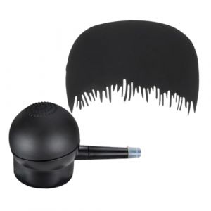 VICASKY Lot de 2 peignes en fibre avec fibre douce - Spray noir - Applicateur de poudre - Peigne décoloré - Vaporisateur de poudre - Flacon pulvérisateur en plastique (Belicious Helper, neuf)