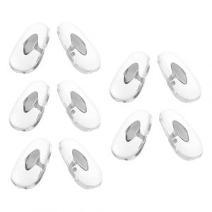 Briny River Lot de 5 paires de plaquettes de nez compatibles avec Ray-Ban RB3025 RB3016 RB3030 RB3447 RB3362 RB3183 RB8305 (Briny River, neuf)