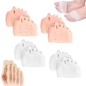 Hyggear S&eacute;parateurs d'orteils en silicone pour femme, s&eacute;parateur d'orteils Hygear pour femme, correcteur d'oignon, s&eacute;parateurs d'orteils Hyggear pour femme, 4 paires de s&eacute;parateurs d'orteils (yanziying-best services, neuf)