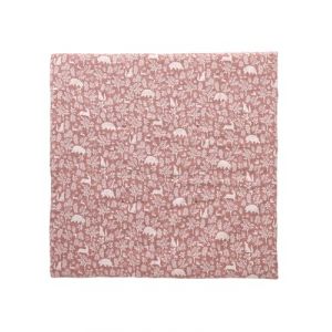 VERTBAUDET Couverture/Fond de Parc dans Les Bois Vieux Rose 75X100 (VERTBAUDET, neuf)