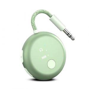 Avantree SoundJet R1 – Adaptateur Avion Bluetooth pour Écouteurs & AirPods pour Voyages, aptX Adaptive, Batterie de 20h, Transmetteur Audio sans Fil avec Puce Qualcomm - Vert (AvantreeDirect, neuf)
