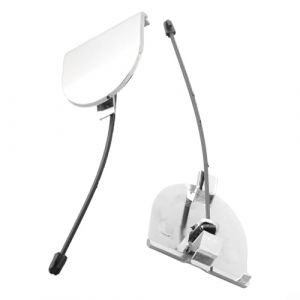 Pi&egrave;ce de rechange pour crochet de remorquage de remorque pour Fiat 500 - Chrome 2007-2012 - Compatible avec OEM 735455393 - Installation facile - Accessoire de rechange (feiniweest, neuf)