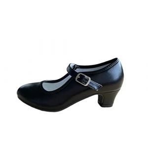 La Senorita Chaussures flamenco espagnol,Noir,taille 28-18 cm (Robe Espagnole, neuf)