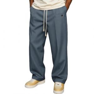 Cargo Homme, Sweatpants Velours Large Jogging Large Pantalon de Sport V&ecirc;tements Surv&ecirc;tement Coton Treillis Habill&eacute; Taille Jeans Militaire Pantalon Camouflage Homme XL (LIAOKE, neuf)