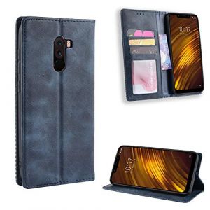 Jielangxin Coque pour Xiaomi Poco F1,&Eacute;tui de Protection Coque pour Xiaomi Pocophone Poco F1 M1805E10A Coque Housse Etui Cover Funda Blue (Jielangxin, neuf)