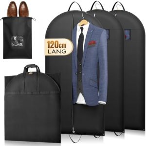 Lifewit Housse Costume Homme avec 1 Sac de Chaussures Durable, Housse Vetements &agrave; Suspendre Imperm&eacute;able, Rangement Vetement Pliable pour Penderie, Voyage, 120 x 60 cm, Lot de 3 (Lifewit Home FR, neuf)