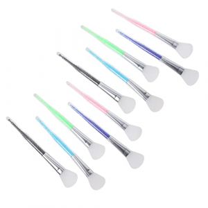 HONMEET Set De Pinceaux De Maquillage Brosse Visage Pratique Pinceau L&eacute;g&egrave;re Pour Application Facile Pour Voyages Et Usage Quotidien (ATriss, neuf)