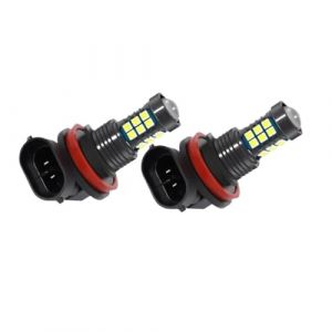 Voiture Antibrouillard Avant pour Q5 8R 2008 2009 2010 2011 2012 2013 2014 2015 2016 2017 2 Pièces LED Feux Antibrouillard Avant De Voiture Ampoule Accessoire Automatique Voiture Feu Brouillard Avant (car decoration store, neuf)