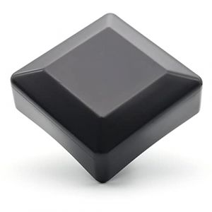 Enkotrade Lot de 21 capuchons de cl&ocirc;ture, couleur noire, pour dimensions ext&eacute;rieures de 40 x 40 mm, en plastique de qualit&eacute; sup&eacute;rieure, en pyramide, carr&eacute;s, pour poteau, tube (Enkotrade, neuf)
