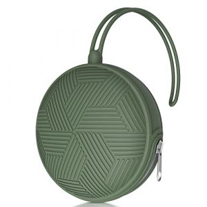 Smlpuame, Bo&icirc;te &agrave; T&eacute;tine en Silicone B&eacute;b&eacute; pour 2 Sucettes. Duo avec Capacit&eacute; pour 2 Sucettes. Pochette pour Sucettes, avec Anse Flexible, Vert (CHENYIMEI, neuf)