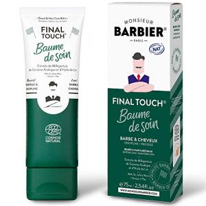 Baume à barbe & cheveux 2-en-1 pour homme de Monsieur BARBIER | Soin coiffant & nourrissant | Fixation légère, effet naturel | Produit Français, Végan et Naturel - certifié Ecocert / COSMOS NATURAL (Monsieur Barbier, neuf)
