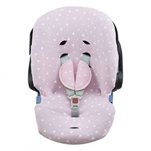 JYOKO Kids Housse pour siège Auto bébé en Coton Compatible avec Cybex Aton Cloud-Q-M-2-4-5 (ATON 2, Pink Sparkles) (JYOKO, neuf)