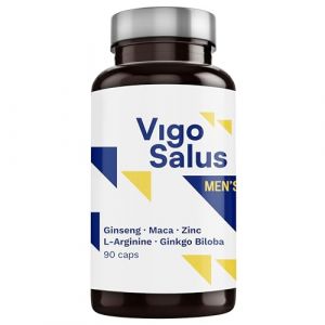 TESTOSTERONE HOMME Booster - Puissant + Endurance + Libido + Musculation - Maca,Tribulus, Ginseng, L Arginine, Ginkgo Biloba, et Zinc - Haute Dose + Vigueur + Énergie - Vigosalus 90 Capsules (DR8 MARKETS, neuf)