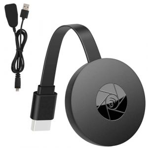 Dongle HDMI sans 2.4GHz, Miracast HDMI Dongle sans Fil WiFi, 1080P Wireless Display Adapter, Adaptateur D'affichage Fil Compatibles Android/iOS/Window/Mac/Miracast,DLNA, Airplay (LLbaihuo, neuf)