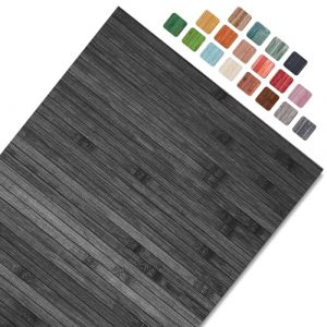 CosìCasa Tapis Cuisine Devant Evier Lavable Bambou - Tapis Cuisine Long en Bois - Tapis De Bain Bois Antidérapant - Tapis Bambou Salle De Bain, Caillebotis Douche Extérieure, Gris Brume, 50X200 (HomeLife Italy, neuf)