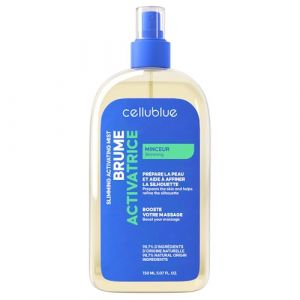 Brume Activatrice Minceur Cellublue &ndash; Amplificateur Naturel Br&ucirc;leur de Graisse &ndash; Spray Amincissant avec Ginkgo et Wakam&eacute; &ndash; Con&ccedil;u sp&eacute;cifiquement pour l&rsquo;Appareil Minceur &Eacute;lectrique (KYRENA, neuf)