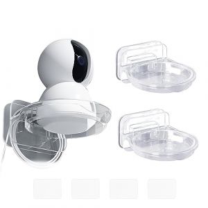 Support Caméra Mural Boîtier Surveillance - Plastiques Universels Supports Kit pour Caméra Dôme, Surveillance Intérieure, Sécurité Système Extérieur, avec Gestion des Câbles, 2 pièces (xutongtuo, neuf)