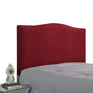 Meigeh Housse de Tête de Lit Extensible Housse de Protection de Tête de Lit Couvre tête de lit Vin Rouge 1.2m (CHNSHOME-FR, neuf)