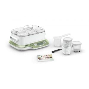 Seb Multi Délices Express Végétal Yaourtière 6 pots verre 140 ml, Sans BPA, 6 programmes, Programme Express, Fabriqué en France YG660A11 (Wineo France, neuf)