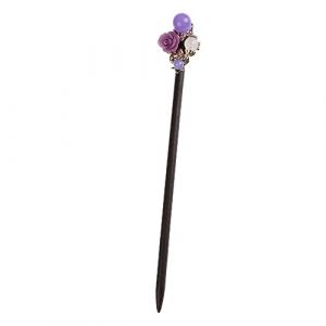 Healeved Épingle Cheveux Fleur Rétro Délicate Décoratif Antique Accessoire Coiffure Hanfu Amateurs de Culture Chinoise (Accompany JY, neuf)