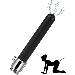 HUVZOR 1 pi&egrave;ce Syst&egrave;me de lavement sous la douche avec interrupteur marche/arr&ecirc;t, lavement colon et intestins,douche pour hommes et femmes,nettoyeur portable, kit de buse de lavement (Volumetech OU, neuf)