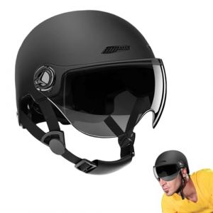 Casque Trottinette Electrique, Casque Skate Hommes, Casques Demi-Scooter Hautement Protecteurs &Eacute;quipement De Protection pour pour Velo,Skateboard,Moto Adultes Et Jeunes (54-62 Cm) (zoncy, neuf)