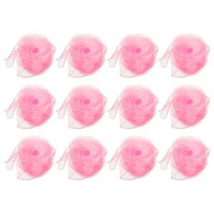 PATIKIL Foulards de Danse, 12 Pcs Foulards Carr&eacute;s de Jonglerie 60 x 60 cm pour Jouer &agrave; la Musique Magique, Activit&eacute; de Jonglage, Habillage, Rose (PATIKIL UK, neuf)
