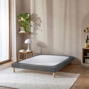 Cache-sommier Coton Jersey Anthracite 80x200 (LEMATELAS, neuf)