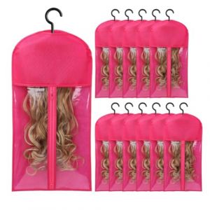 Aiciyimo 12 Pièces Support Perruque Rangement Perruque Perruque Rangement avec Cintre Support D'Extension Cheveux Support Perruque pour le Stockage D'Extensions Cheveux (LiuHabQing, neuf)