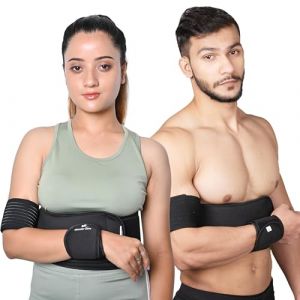 Wonder Care Immobilisateur d'&eacute;paule gauche droite Orth&egrave;se de bras Luxation osseuse Subluxation Support d'&eacute;paule Orth&egrave;se de compression Chirurgie de la coiffe des rotateurs Noir Taille 6 (FABKART UK, neuf)