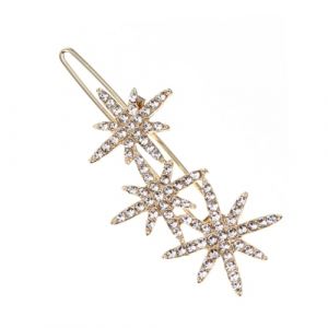 Mikikit &Eacute;pingles &agrave; Cheveux Strass Forme &Eacute;toile Flocon Femme Pince Cheveux D&eacute;coration Brillante Accessoires Barette (Famidago, neuf)