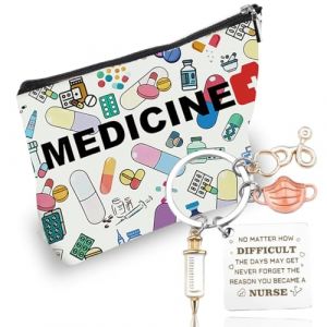 OPVYAEU Pochette Infirmi&egrave;re Cadeau Accessoires Infirmi&egrave;re Accessoire Infirmi&egrave;re Personnalis&eacute; Cadeau Femme Pochette Infirmi&egrave;re Stylo Infirmi&egrave;re Kit Organisateur Nurse Cadeau (HAN JIAWEI DE DIAN, neuf)