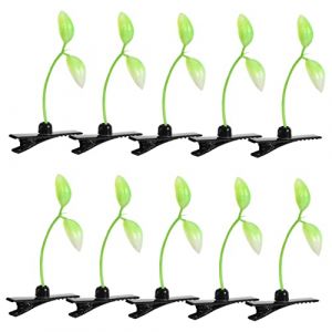 Beaupretty Pince &agrave; Cheveux De Pousse De Soja Amusante Et Originale, Lot De 10 Clips M&eacute;tal Et Pe, Accessoires Pour Filles, Usage F&ecirc;te Et Quotidien (kiLIHK, neuf)