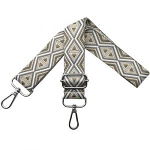 Bandouliere pour Sac R&eacute;glable Sangle Sac Bandouliere avec Mousqueton Argent 3.8cm Bretelles Larges Bandouliere Sac, Sangle pour Sac a Main Femme Remplacement, Gris fonc&eacute;, M20 (Omxyinma, neuf)