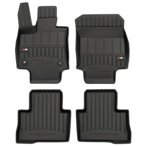 MOTOS Tapis de sol caoutchouc pour Toyota RAV4 V depuis 2019 Am&eacute;liorez Votre Confort de Voyage avec Le tapis noir antid&eacute;rapant Auto 3D- tapis voiture Tous Temps pour Voiture, Protection Contre les sal (MOTOS EU, neuf)