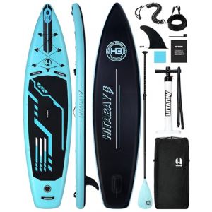 Stand Up Paddle Board Gonflable Adulte avec Accessoires Complet Sup Table Max.150 kg Sup Gonflable pour Débutants et Professionnels (Hitabay, neuf)