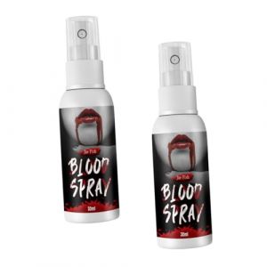 Anneome 2 pièces Spray Artificiel Halloween Faux Liquide Effet Réaliste Cosplay Accessoires pour Maquillage et Fête Effrayante (Zzenpu, neuf)