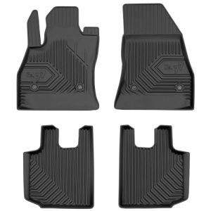 MOTOS Tapis de sol caoutchouc pour Fiat 500L 2012-2022 Améliorez Votre Confort de Voyage avec Le tapis noir antidérapant Auto No.77- tapis voiture Tous Temps pour Voiture, Protection Contre les saliss (MOTOS EU, neuf)