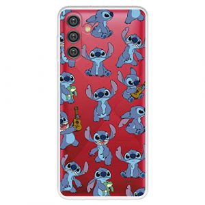 Coque Samsung Galaxy A13 5G Lilo & Stitch Patron Transparente pour prot&eacute;ger Votre Mobile Coque Samsung Galaxy en Silicone Souple avec Licence Officielle Disney (La Casa de Las Carcasas, neuf)