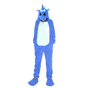 Ovender Kigurumi Adulte Costume Animaux Halloween Carnaval ou Spectacle de No&euml;l Party Show Pyjamas Cosplay Combinaison Unisexe Winter Zoo Deguisements Femmes et Hommes (M, Licorne 4) (Ovender, neuf)