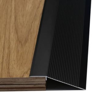 Rampe de seuil en aluminium, bande de transition de sol, rampe antidérapante pour fauteuil roulant, réducteur de seuil de sol pour portes, scooters, bagages robots, flûte de bordure de porte d'entrée (xieqiaohui, neuf)
