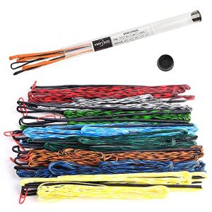 SHARROW Corde d'arc de Tir &agrave; l'arc Dacron Corde de Remplacement Faite &agrave; la Main 16 Brins Corde pour 68 70 Pouces Arc Recourb&eacute; Longbow (Orange, AMO 68"/Longueur r&eacute;elle de la Corde d'arc 164cm) (AME Archery Shop, neuf)