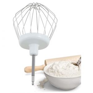 LICHTBLAU Fouet 00650543 pour robot de cuisine Bosch I Fouet de rechange compatible avec les mod&egrave;les MUM4 et MUM5 086066 095428 653926 I Fouet &agrave; 8 fils I Accessoires robot de cuisine Bosch (Pf&auml;lzer Online Shop, neuf)
