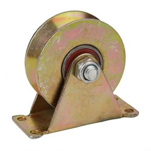 Bebykilemi Poulie en acier galvanis&eacute; pour cordes de 18 mm avec 2 roulements de 3095 mm de diam&egrave;tre - Poulie de levage en acier galvanis&eacute; - Treuil &agrave; billes (80 mm) (juxianstore, neuf)