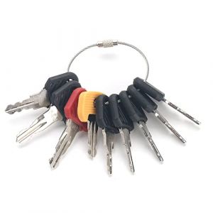 Newyuan Lot de 9 clés d'allumage pour chariot élévateur électrique Linde 802 530 701 702 801 pour chariot élévateur Linde Jungheinrich Komatsu STILL (Qichen1115, neuf)