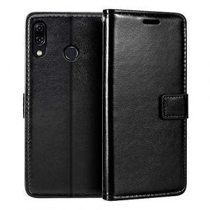 Shantime &Eacute;tui Cuir Compatible avec ASUS Zenfone 5 ZE620KL, Design Affaires Rabat Magn&eacute;tique avec 3 Fentes Cartes, Photo et Poche Cach&eacute;e(Noir) (Shantime, neuf)