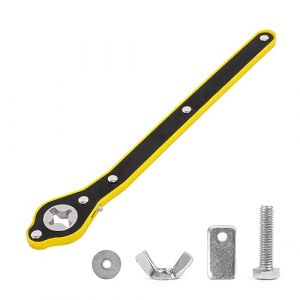MR CARTOOL clé pour cric, cle a cliquet pour cric,Clé à cliquet de cric Universel pour Automobile à 360 ° pivotant, cric à Ciseaux Vitesse de Levage Outil, cric poignée Outil Roue cric (popidi, neuf)