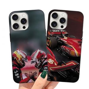 TBNMBGY 2 Pi&egrave;ces Coque pour iPhone 7/iPhone 8/SE 2020/2022 4,7", &Eacute;tui avec Formula 1 Racer Motif Housse de Protection Noir Silicone Case Antichoc Bumper Premium TPU Cover pour iPhone SE 2020/2022 (guangshuishirongjingshangma, neuf)